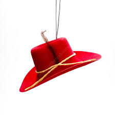 030403 Red Cowboy Hat Strawberry Air Freshener