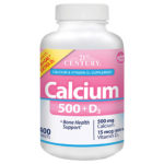 21st Century Calcium 500 + D3 Capsules - 400.0 ea