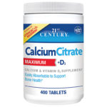 21st Century Calcium Citrate Maximum +D3 Tablets - 400.0 ea
