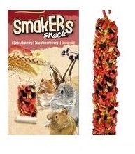 644123 Vitapol Smakers Small Animal Treat Stick - Strawberry - Pack of 2