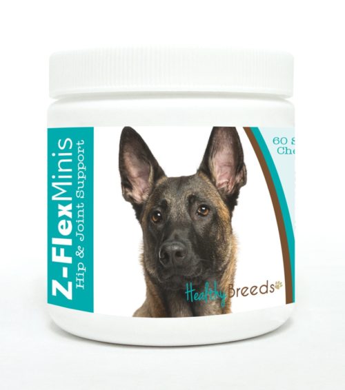 840235102403 Belgian Malinois Z-Flex Minis Hip & Joint Support Soft Chews - 60 Count