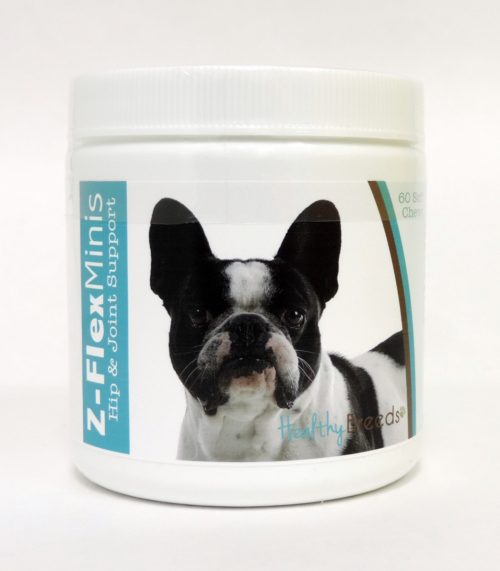 840235107194 French Bulldog Z-Flex Minis Hip & Joint Support Soft Chews - 60 count