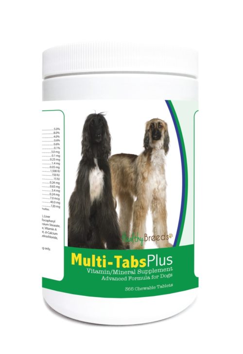 840235121824 Afghan Hound Multi-Tabs Plus Chewable Tablets - 365 Count