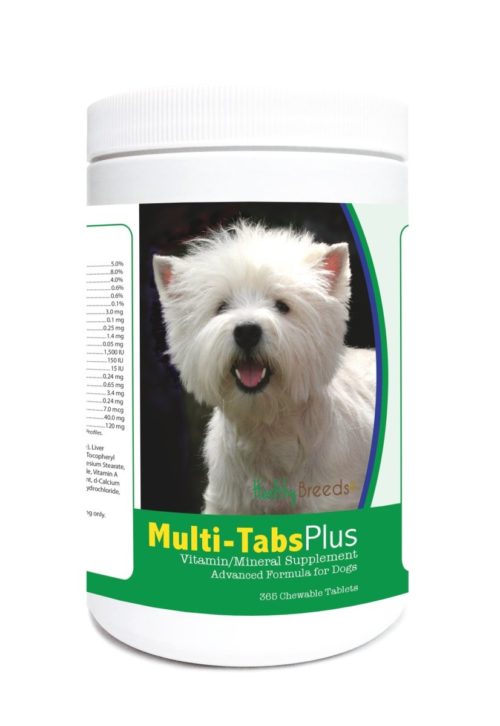 840235122418 West Highland White Terrier Multi-Tabs Plus Chewable Tablets - 365 Count