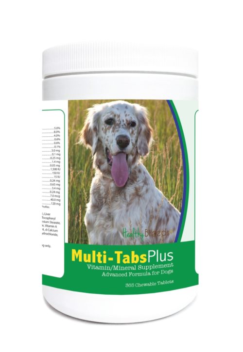 840235122883 English Setter Multi-Tabs Plus Chewable Tablets - 365 Count
