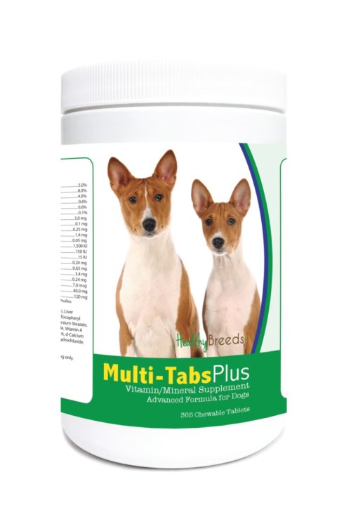 840235123330 Basenji Multi-Tabs Plus Chewable Tablets - 365 Count