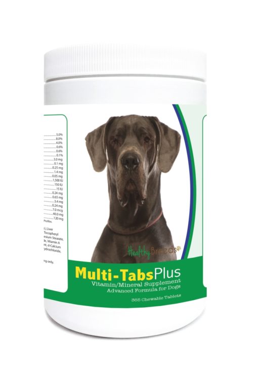 840235123620 Great Dane Multi-Tabs Plus Chewable Tablets - 365 Count