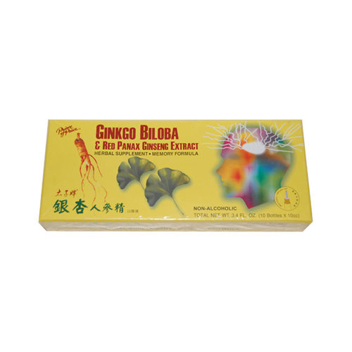 957472 Ginkgo Biloba and Red Panax Ginseng Extract - 10 Vials