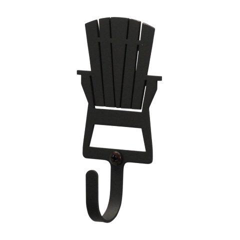 Adirondack Wall Hook Small - Black