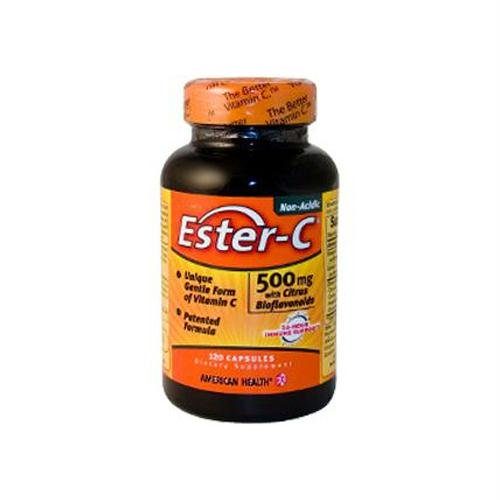 American Health 888032 American Health Ester-C with Citrus Bioflavonoids - 500 mg - 120 Capsules