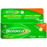Berocca Vitamins B and C Antioxidant Energy Tablets Orange - 10.0 ea