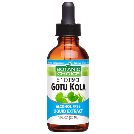 Botanic Choice Gotu Kola Herbal Supplement Liquid - 1.0 Ounce