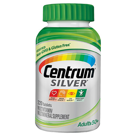 Centrum Silver Complete Multivitamin & Multimineral Supplement Tablet Adults Age 50+ - 220.0 ea