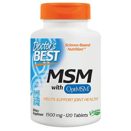 Doctor's Best MSM With OptiMSM Tablets - 120.0 ea