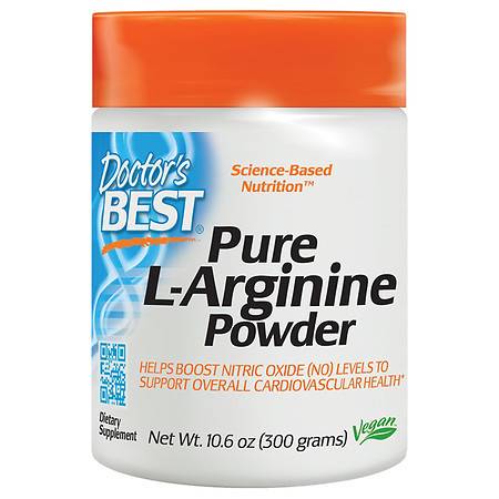 Doctor's Best Pure L-Arginine Powder - 10.6 oz