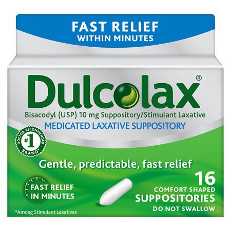 Dulcolax Laxative Comfort Shaped Suppositories - 16.0 ea