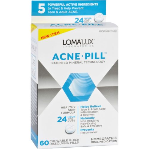 ECW1730621 Acne Pill Chewable Quick Dissolving - 24 Count
