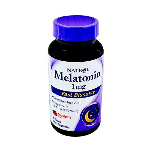 Fast Dissolving Melatonin - 1 mg - 90 tabs - 1233014