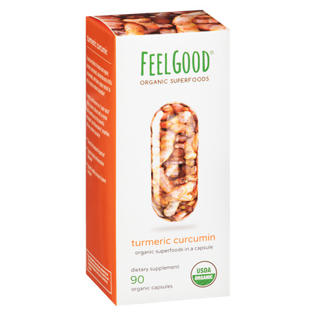 Feel Good Superfoods Organic Turmeric Curcumin - 90.0 ea