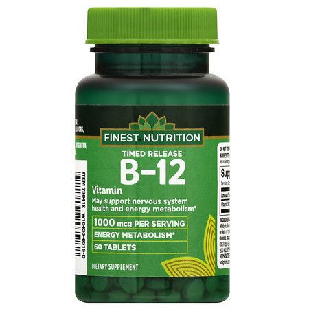 Finest Nutrition Vitamin B12 1000 mcg Timed Released - 60.0 ea