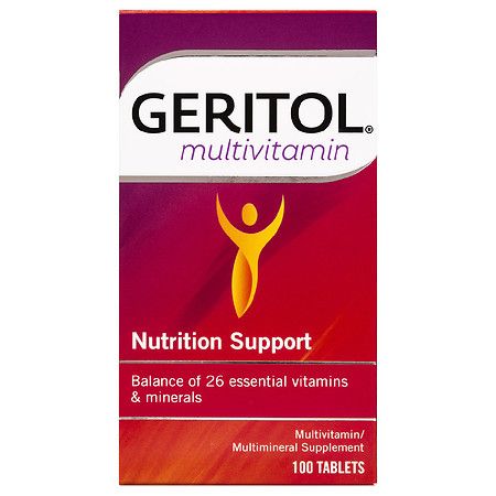 Geritol Multivitamin Nutrition Support Tablets - 100.0 ea