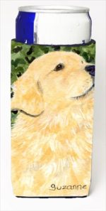 Golden Retriever Michelob Ultra bottle sleeves For Slim Cans - 12 Oz.