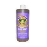 HG0771519 32 fl oz Shea Vision Pure Black Soap with Organic Shea Butter