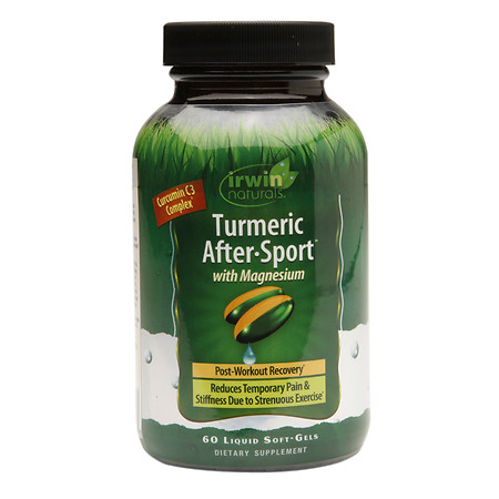 Irwin Naturals Turmeric After-Sport with Magnesium, Softgels - 60.0 ea