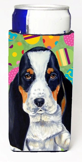 LH9419MUK Basset Hound Easter Eggtravaganza Michelob Ultra s For Slim Cans - 12 oz.