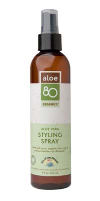 Lily of the Desert Aloe 80 Organics Styling Spray Aloe Vera 8 fl. oz. Hair Care 220459