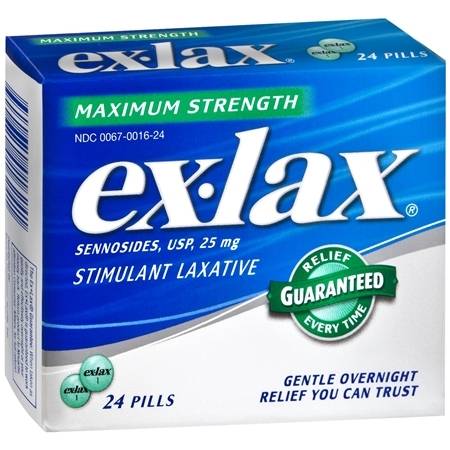 ex-lax Maximum Strength Stimulant Laxative Pills - 24.0 ea