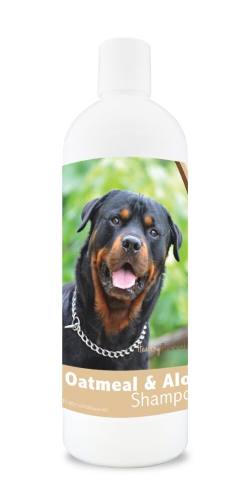 840235113614 16 oz Rottweiler Oatmeal Shampoo with Aloe