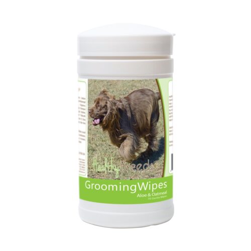 840235181415 Sussex Spaniel Grooming Wipes - 70 Count