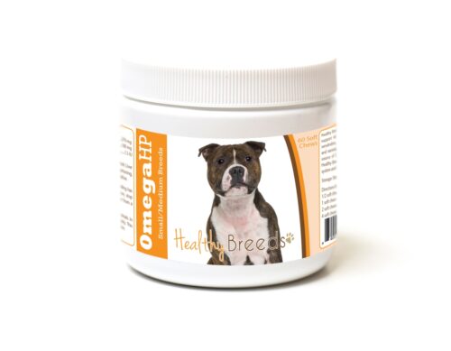 840235186755 Staffordshire Bull Terrier Omega HP Fatty Acid Skin & Coat Support Soft Chews