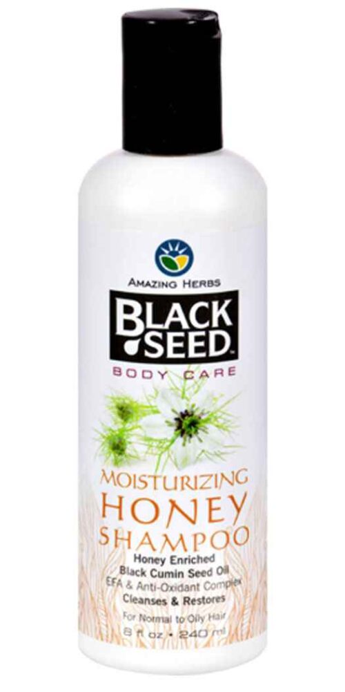 Amazing Herbs Black Seed Honey Shampoo - 8 Oz