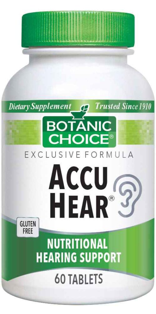 Botanic Choice Accu Hear® - Nutritional Hearing Support Supplement - 60 Tablets