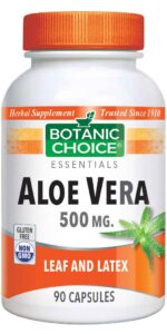 Botanic Choice Aloe Vera Supplement 500 mg - 90 Capsules