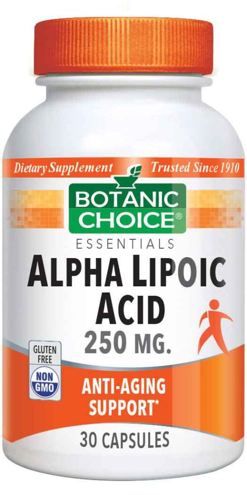 Botanic Choice Alpha Lipoic Acid 250 mg - 30 Capsules