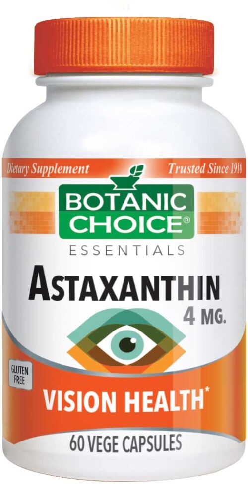 Botanic Choice Astaxanthin 4 mg - 60 Vegetarian Capsules