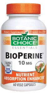 Botanic Choice BioPerine® - Joint Support Supplement - 60 Vegetarian Capsules