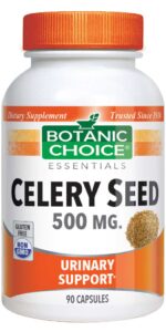 Botanic Choice Celery Seed - Urinary Support Supplement - 90 Capsules