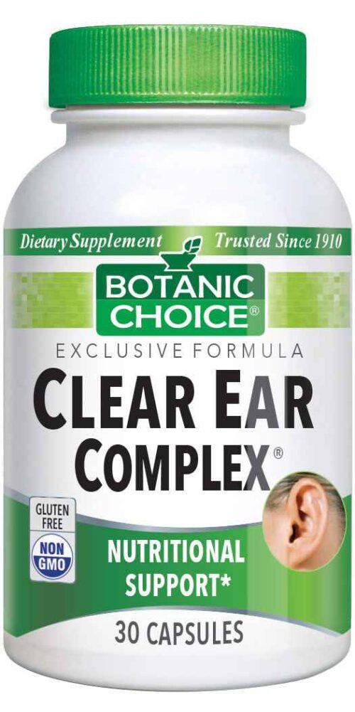 Botanic Choice Clear Ear Complex® - Nutritional Hearing Support Supplement - 30 Capsules