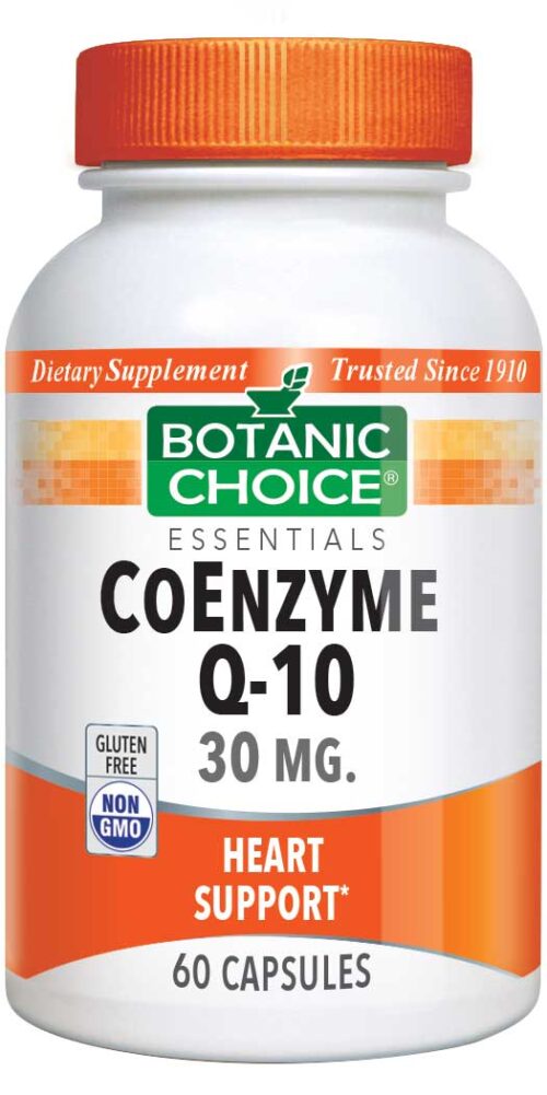 Botanic Choice CoEnzyme Q-10 30 mg - Heart Support Supplement - 60 Capsules