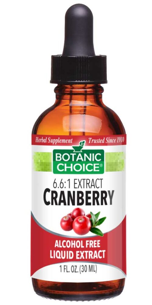 Botanic Choice Cranberry Liquid Extract - Urinary Support Supplement - 1 Oz
