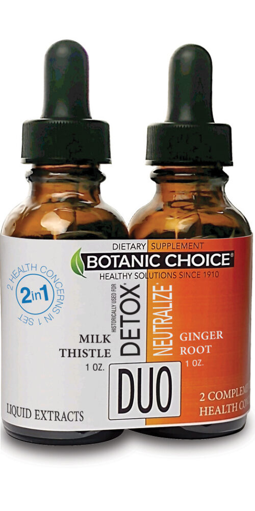 Botanic Choice Detox & Neutralize Liquid Extracts Duo - 1 Month