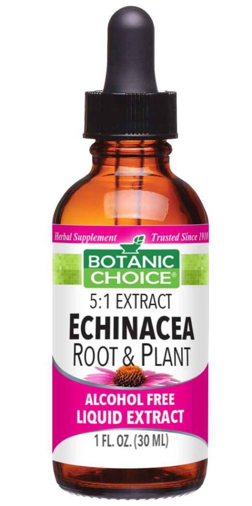 Botanic Choice Echinacea Root & Plant - Immune System Support Supplement - 1 Oz