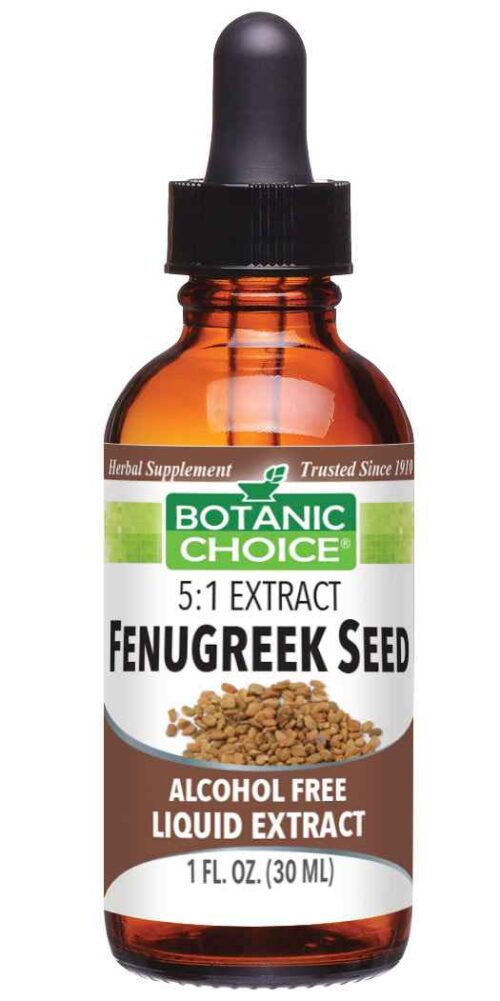 Botanic Choice Fenugreek Seed Liquid Extract - Blood Sugar Support Supplement - 1 Oz