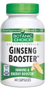 Botanic Choice Ginseng Booster™ - Energy Support Supplement - 60 Capsules