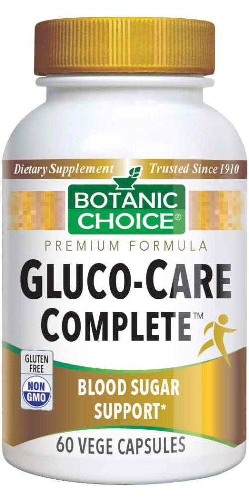 Botanic Choice Gluco-Care Complete - Blood Sugar Support Supplement - 60 Capsules
