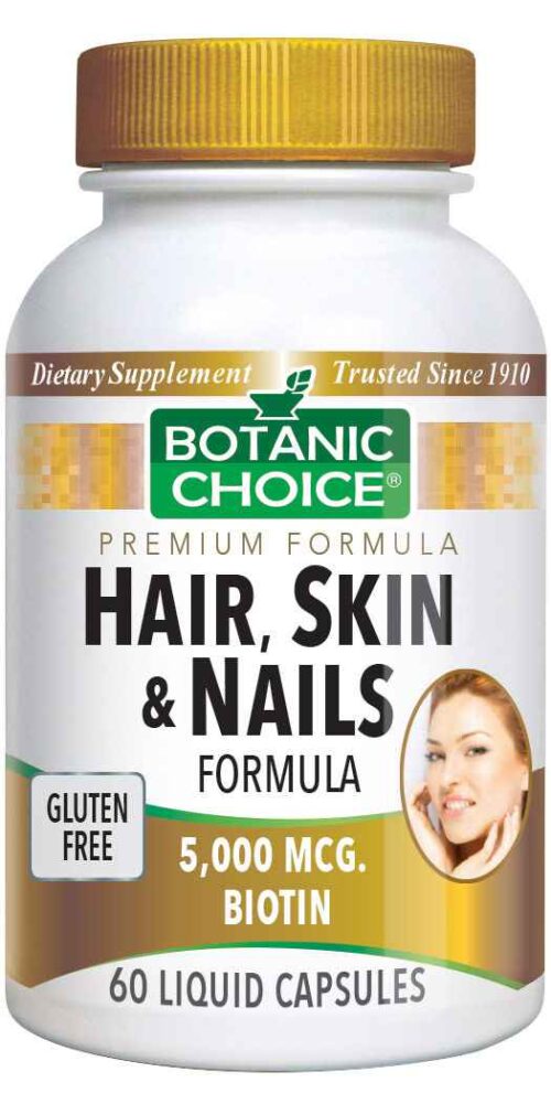 Botanic Choice Hair, Skin & Nails Support Formula - 60 Capsules